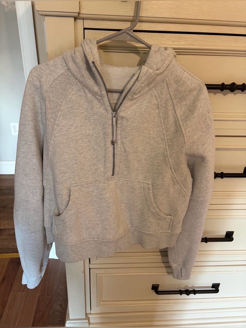 Lululemon Grey Oversized Quarter-zip Sweatshirt